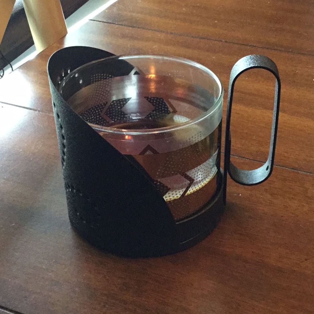Whimsygoth Rustic Farmhouse Black Metal Candle Jar Holder - Picture 4 of 8